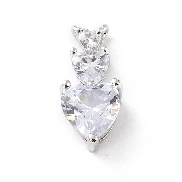 PandaHall Eco-Friendly Brass Clear Cubic Zirconia Pendants, Cadmium Free & Lead Free, Real Platinum Plated, 20x8.5x6.5mm, Hole: 0.9mm...
PandaHall Eco-Friendly Brass Clear Cubic Zirconia Pendants, Cadmium Free & Lead Free, Real Platinum Plated, 20x8.5x6.5mm, Hole: 0.9mm...