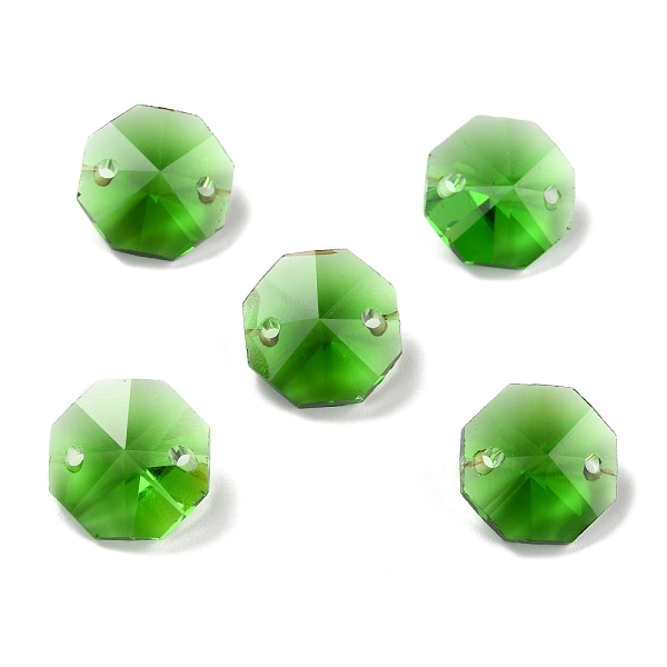 PandaHall Electroplate Glass Links Connectors, Faceted, for Chandelier Prism Beads Chain, DIY Craft Jewelry Decoration, Octagon, Lime Green...
PandaHall Electroplate Glass Links Connectors, Faceted, for Chandelier Prism Beads Chain, DIY Craft Jewelry Decoration, Octagon, Lime Green...