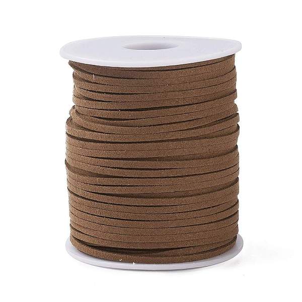 PandaHall 45M Faux Suede Cord, Faux Suede Lace, Camel, 2~2.5x1.5~2mm, about 50 Yards(45m)/Roll Faux Suede Brown
PandaHall 45M Faux Suede Cord, Faux Suede Lace, Camel, 2~2.5x1.5~2mm, about 50 Yards(45m)/Roll Faux Suede Brown