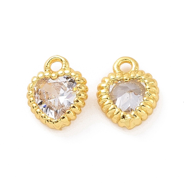 PandaHall Brass Pendants with Clear Glass, Heart Charms, Real 18K Gold Plated, 7x5.5x2mm, Hole: 0.8mm Brass+Glass Heart Clear
PandaHall Brass Pendants with Clear Glass, Heart Charms, Real 18K Gold Plated, 7x5.5x2mm, Hole: 0.8mm Brass+Glass Heart Clear