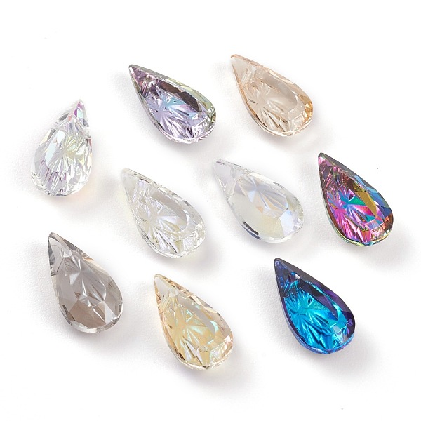 PandaHall Embossed Glass Rhinestone Pendants, Teardrop, Faceted, Mixed Color, 14x7x4mm, Hole: 1.2mm Glass Teardrop Multicolor
PandaHall Embossed Glass Rhinestone Pendants, Teardrop, Faceted, Mixed Color, 14x7x4mm, Hole: 1.2mm Glass Teardrop Multicolor