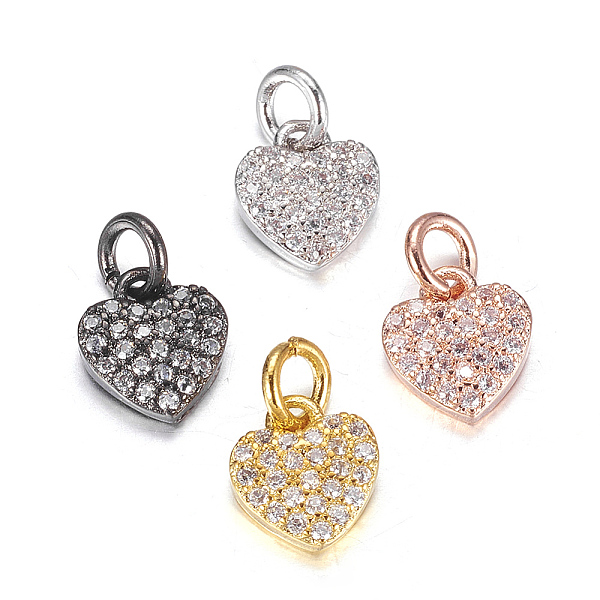 PandaHall Brass Micro Pave Cubic Zirconia Charms, Heart, Mixed Color, 9x8x2mm, Hole: 3mm Brass+Cubic Zirconia Heart Multicolor
PandaHall Brass Micro Pave Cubic Zirconia Charms, Heart, Mixed Color, 9x8x2mm, Hole: 3mm Brass+Cubic Zirconia Heart Multicolor