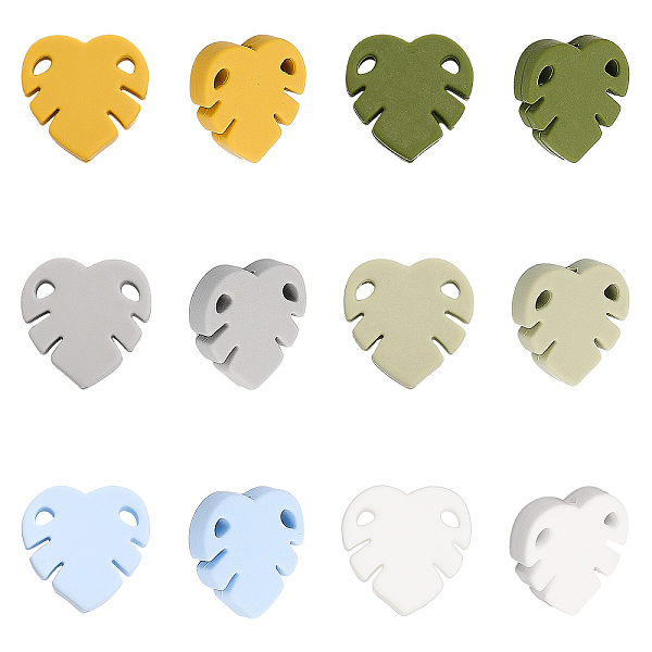 PandaHall CHGCRAFT 12Pcs 6Colors Monstera Leaf Silicone Beads Pen Beads Tree Leaves Charm Silicone Beads for DIY Necklace Bracelet Earrings..., Multicolor
PandaHall CHGCRAFT 12Pcs 6Colors Monstera Leaf Silicone Beads Pen Beads Tree Leaves Charm Silicone Beads for DIY Necklace Bracelet Earrings..., Multicolor