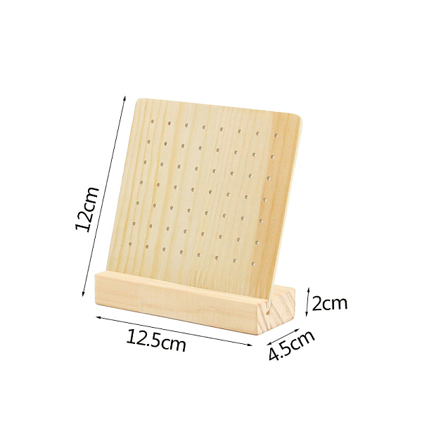 PandaHall Wooden Earring Display Stands, Jewelry Display Rack, L-Shaped, Rectangle, Moccasin, 12.5x4.5x12.3cm Wood Orange
PandaHall Wooden Earring Display Stands, Jewelry Display Rack, L-Shaped, Rectangle, Moccasin, 12.5x4.5x12.3cm Wood Orange