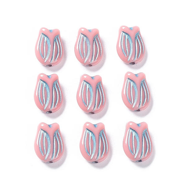 PandaHall Plating Opaque Acrylic Beads, Metal Enlaced, Tulip, Pink, 16x11.5x7mm, Hole: 2mm, about 670pcs/500g Acrylic Flower Pink
PandaHall Plating Opaque Acrylic Beads, Metal Enlaced, Tulip, Pink, 16x11.5x7mm, Hole: 2mm, about 670pcs/500g Acrylic Flower Pink