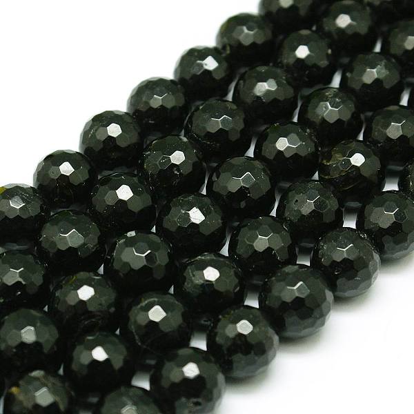 PandaHall Natural Black Tourmaline Beads Strands, Round, Faceted, Tourmaline, 6mm, Hole: 1mm, 32pcs/strand, 8 inch Tourmaline Round
PandaHall Natural Black Tourmaline Beads Strands, Round, Faceted, Tourmaline, 6mm, Hole: 1mm, 32pcs/strand, 8 inch Tourmaline Round