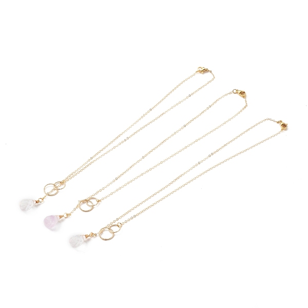 PandaHall teardrop, Natural Amethyst Pendants Necklaces, with Brass Linking Rings & Cable Chains, 304 Stainless Steel Lobster Claw Clasps...
PandaHall teardrop, Natural Amethyst Pendants Necklaces, with Brass Linking Rings & Cable Chains, 304 Stainless Steel Lobster Claw Clasps...