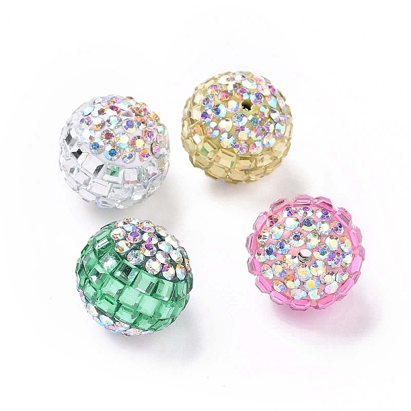 PandaHall Polymer Clay Rhinestone Beads, Pave Disco Ball Beads, Round, Mixed Color, 16~17mm, Hole: 1.8mm Polymer Clay+Glass Rhinestone Round..., Multicolor
PandaHall Polymer Clay Rhinestone Beads, Pave Disco Ball Beads, Round, Mixed Color, 16~17mm, Hole: 1.8mm Polymer Clay+Glass Rhinestone Round..., Multicolor