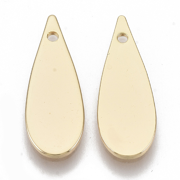 PandaHall Brass Pendants, Nickel Free, Teardrop, Real 18K Gold Plated, 19x7x1mm, Hole: 1mm Brass Teardrop
PandaHall Brass Pendants, Nickel Free, Teardrop, Real 18K Gold Plated, 19x7x1mm, Hole: 1mm Brass Teardrop
