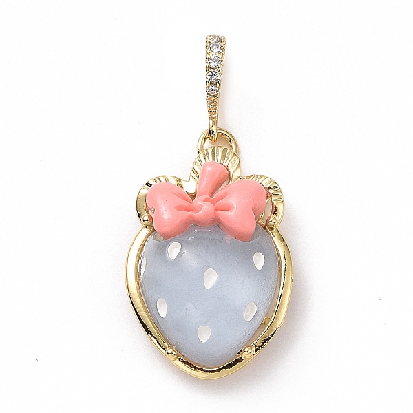 PandaHall Opaque Resin Pendants, Strawberry Charm, with Brass Micro Pave Clear Cubic Zirconia Findings, Cadmium Free & Lead Free, Real 18K...
PandaHall Opaque Resin Pendants, Strawberry Charm, with Brass Micro Pave Clear Cubic Zirconia Findings, Cadmium Free & Lead Free, Real 18K...