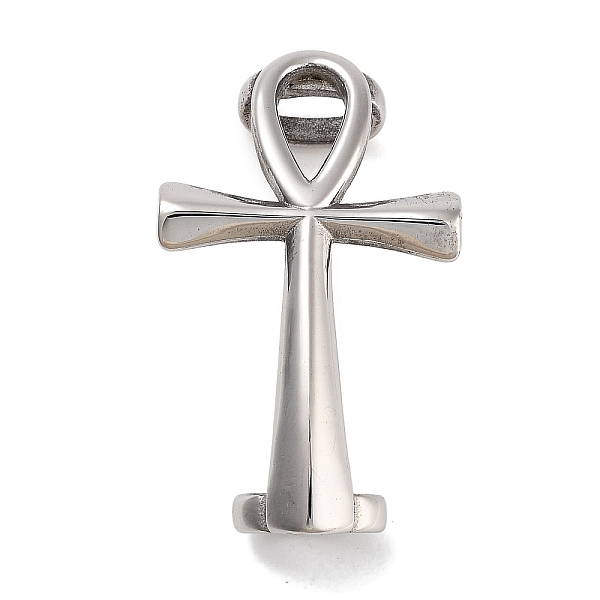 PandaHall 304 Stainless Steel Slide Charms/Slider Beads, for Leather Cord Bracelets Making, Cross, Stainless Steel Color, 43x25.5x13mm, Hole...
PandaHall 304 Stainless Steel Slide Charms/Slider Beads, for Leather Cord Bracelets Making, Cross, Stainless Steel Color, 43x25.5x13mm, Hole...