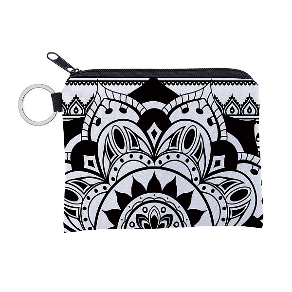 PandaHall Mandala Flower Pattern Polyester Clutch Bags, Change Purse with Zipper & Key Ring, for Women, Rectangle, White, 12x9.5cm Polyester...
PandaHall Mandala Flower Pattern Polyester Clutch Bags, Change Purse with Zipper & Key Ring, for Women, Rectangle, White, 12x9.5cm Polyester...