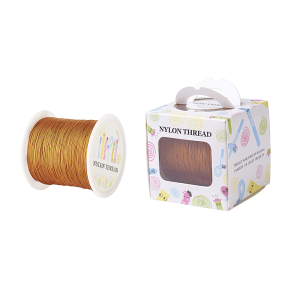 PandaHall Nylon Thread, Chocolate, 0.5mm, about 147.64yards/roll(135m/roll) Nylon Brown
PandaHall Nylon Thread, Chocolate, 0.5mm, about 147.64yards/roll(135m/roll) Nylon Brown