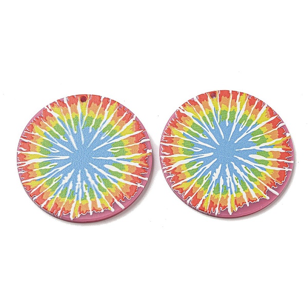 PandaHall Opaque Acrylic Pendants, Flat Round, Colorful, 37.5x2mm, Hole: 1.6mm Acrylic Flat Round
PandaHall Opaque Acrylic Pendants, Flat Round, Colorful, 37.5x2mm, Hole: 1.6mm Acrylic Flat Round