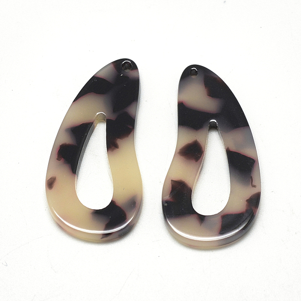 PandaHall Cellulose Acetate(Resin) Pendants, teardrop, Antique White, 37.5~38x18x2.5mm, Hole: 1~1.5mm Cellulose Acetate Teardrop
PandaHall Cellulose Acetate(Resin) Pendants, teardrop, Antique White, 37.5~38x18x2.5mm, Hole: 1~1.5mm Cellulose Acetate Teardrop