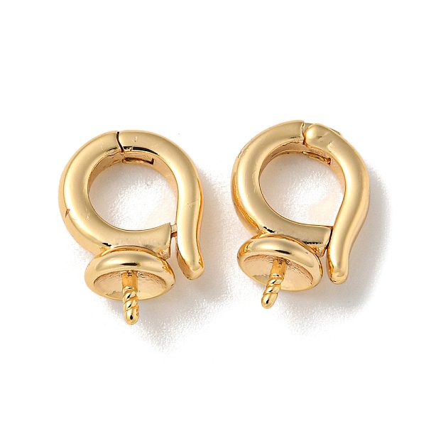 PandaHall Brass Peg Bails, Real 18K Gold Plated, 12x8x5mm, Pin: 1mm Brass
PandaHall Brass Peg Bails, Real 18K Gold Plated, 12x8x5mm, Pin: 1mm Brass