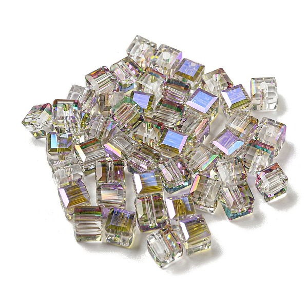PandaHall Electroplate Glass Beads, Faceted, Cube, Clear, 5.5x5.5x5.5mm, Hole: 1.5mm, 100pcs/bag Glass Cube Clear
PandaHall Electroplate Glass Beads, Faceted, Cube, Clear, 5.5x5.5x5.5mm, Hole: 1.5mm, 100pcs/bag Glass Cube Clear