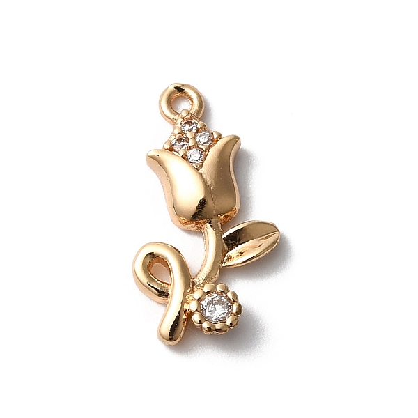 PandaHall Brass Micro Pave Clear Cubic Zirconia Pendants, Flower, Golden, 16x9x2mm, Hole: 1mm Brass+Cubic Zirconia Flower Clear
PandaHall Brass Micro Pave Clear Cubic Zirconia Pendants, Flower, Golden, 16x9x2mm, Hole: 1mm Brass+Cubic Zirconia Flower Clear