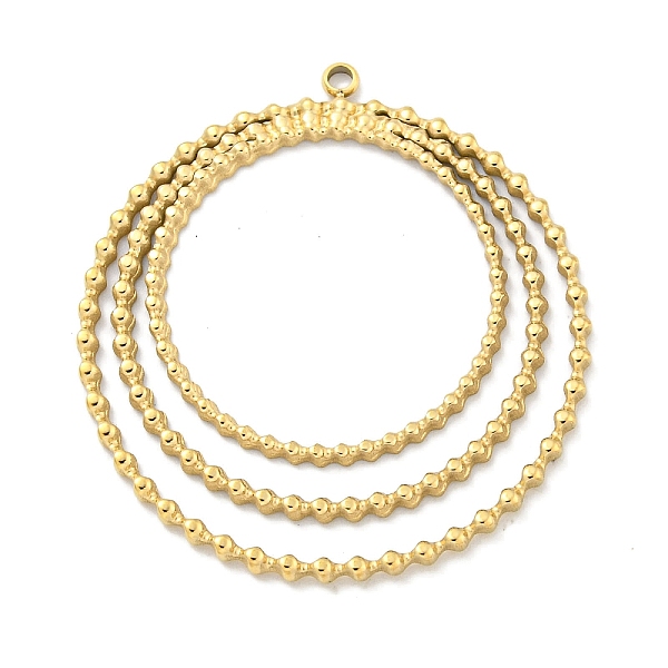 PandaHall Vacuum Plating 304 Stainless Steel Pendants, Ring Charms, Real 18K Gold Plated, 35x32x1.4mm, Hole: 1.4mm 304 Stainless Steel Ring
PandaHall Vacuum Plating 304 Stainless Steel Pendants, Ring Charms, Real 18K Gold Plated, 35x32x1.4mm, Hole: 1.4mm 304 Stainless Steel Ring