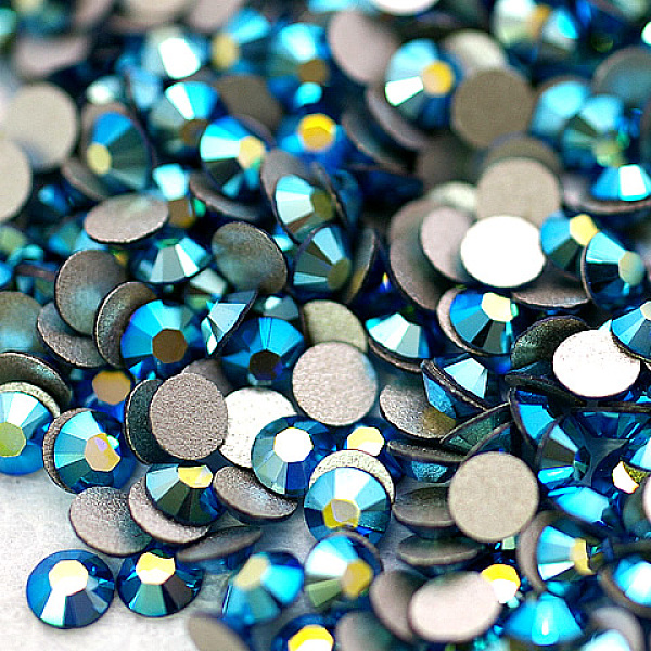 PandaHall Glass Flat Back Rhinestone, Grade A, Back Plated, Faceted, AB Color, Half Round, Capri Blue, SS16, 3.8~4.0mm, 1440pcs/bag Glass...
PandaHall Glass Flat Back Rhinestone, Grade A, Back Plated, Faceted, AB Color, Half Round, Capri Blue, SS16, 3.8~4.0mm, 1440pcs/bag Glass...