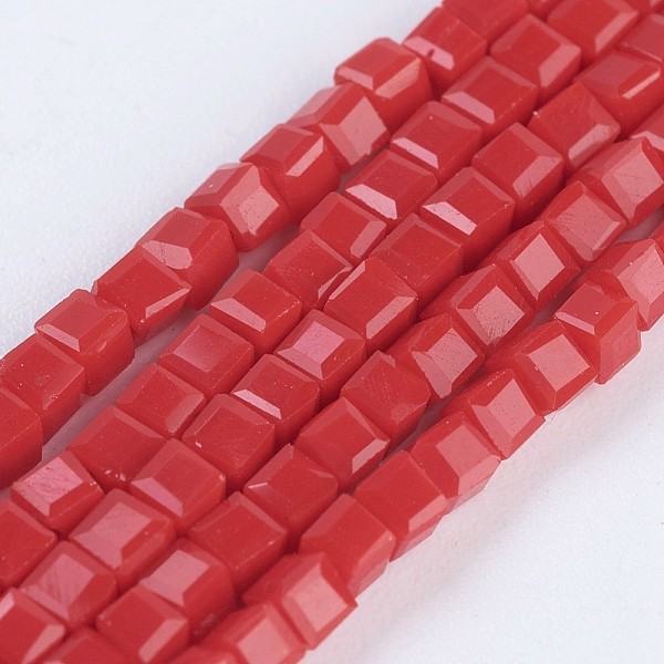 PandaHall Opaque Glass Beads Strands, Faceted, Cube, Red, 2~2.5x2~2.5x2~2.5mm, Hole: 0.5mm, about 195~200pcs/strand, 16.9~17.5 inch...
PandaHall Opaque Glass Beads Strands, Faceted, Cube, Red, 2~2.5x2~2.5x2~2.5mm, Hole: 0.5mm, about 195~200pcs/strand, 16.9~17.5 inch...