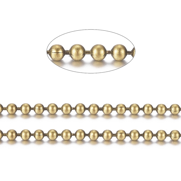PandaHall Brass Ball Chains, Long-Lasting Plated, Soldered, with Spool, Cadmium Free & Nickel Free & Lead Free, Antique Bronze, 2mm, about...
PandaHall Brass Ball Chains, Long-Lasting Plated, Soldered, with Spool, Cadmium Free & Nickel Free & Lead Free, Antique Bronze, 2mm, about...