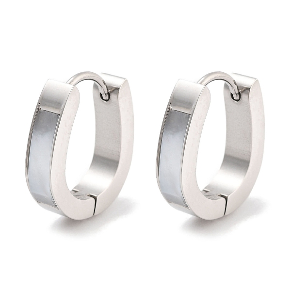 PandaHall 304 Stainless Steel & Natural Shell Huggie Hoop Earrings for Women, with 316 Surgical Stainless Steel Ear Pins, Stainless Steel...
PandaHall 304 Stainless Steel & Natural Shell Huggie Hoop Earrings for Women, with 316 Surgical Stainless Steel Ear Pins, Stainless Steel...