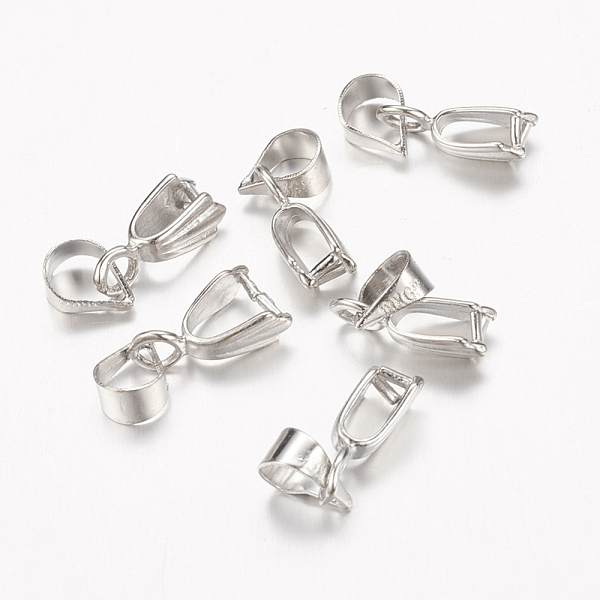 PandaHall Brass Ice Pick Pinch Bails, Nickel Free, Platinum, 10.67x5.93x3.04mm, Hole: 4.13mm, Pin: 0.84mm Brass
PandaHall Brass Ice Pick Pinch Bails, Nickel Free, Platinum, 10.67x5.93x3.04mm, Hole: 4.13mm, Pin: 0.84mm Brass