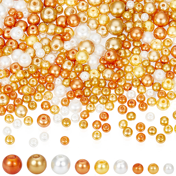 PandaHall Beebeecraft 700Pcs 3 Styles Pearlized Glass Pearl Beads, Round, Sandy Brown, 4~8mm, Hole: 1mm Glass Round Multicolor
PandaHall Beebeecraft 700Pcs 3 Styles Pearlized Glass Pearl Beads, Round, Sandy Brown, 4~8mm, Hole: 1mm Glass Round Multicolor