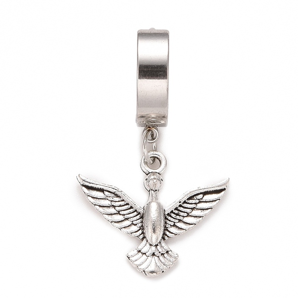 PandaHall Stainless Steel Eagle Dangle Hoop Earrings, Hip-hop Punk Jewelry for Women, Stainless Steel Color, 33.5x13x4mm, Pin: 0.9mm...
PandaHall Stainless Steel Eagle Dangle Hoop Earrings, Hip-hop Punk Jewelry for Women, Stainless Steel Color, 33.5x13x4mm, Pin: 0.9mm...