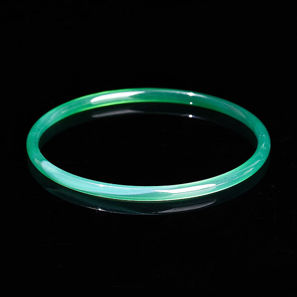 PandaHall Dyed Natural Green Onyx Agate Simple Plain Bangle for Women, Inner Diameter: 2-1/8~2-1/4 inch(5.4~5.6cm) Green Onyx Agate
PandaHall Dyed Natural Green Onyx Agate Simple Plain Bangle for Women, Inner Diameter: 2-1/8~2-1/4 inch(5.4~5.6cm) Green Onyx Agate