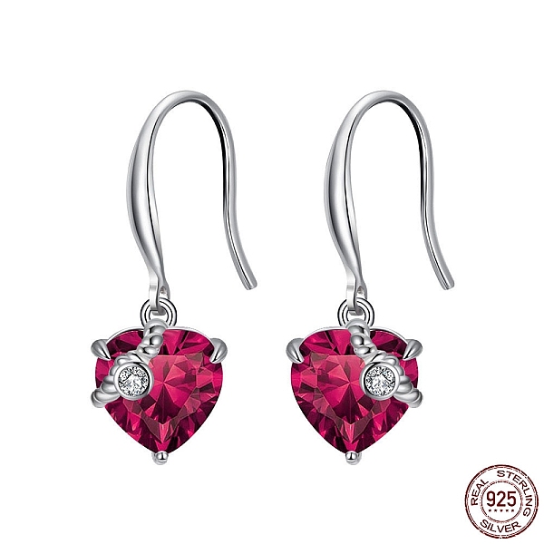 PandaHall Cubic Zirconia Heart Dangle Earrings, Real Platinum Plated Rhodium Plated 925 Sterling Silver Earrings for Women, Medium Violet...
PandaHall Cubic Zirconia Heart Dangle Earrings, Real Platinum Plated Rhodium Plated 925 Sterling Silver Earrings for Women, Medium Violet...
