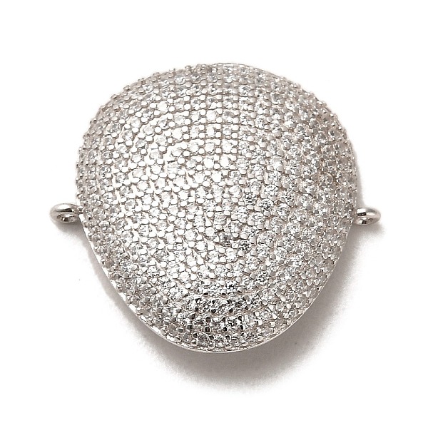 PandaHall 925 Sterling Silver Connector Charms, with Clear Cubic Zirconia, Teardrop with 925 Stamp, Real Platinum Plated, 22x24x4.7mm, Hole...
PandaHall 925 Sterling Silver Connector Charms, with Clear Cubic Zirconia, Teardrop with 925 Stamp, Real Platinum Plated, 22x24x4.7mm, Hole...