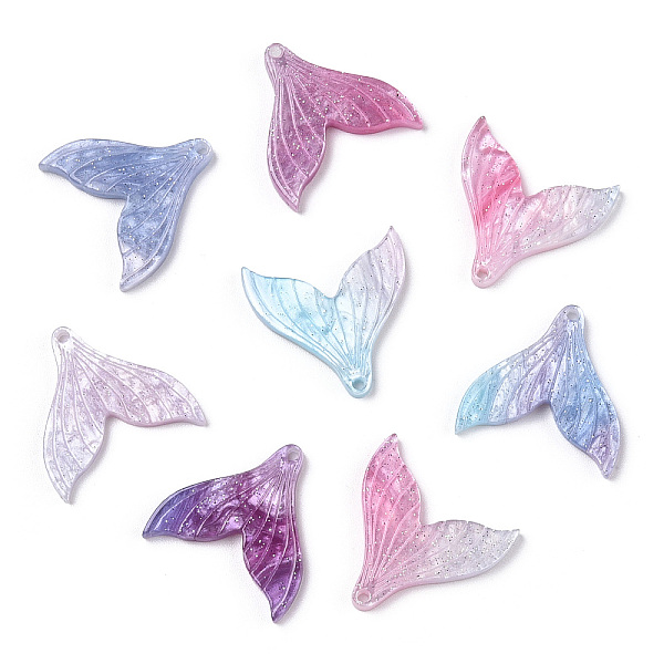 PandaHall Cellulose Acetate(Resin) Pendants, with Glitter Powder, Rainbow Gradient Mermaid Pearl Style, Mermaid Tail Shape, Mixed Color..., Multicolor
PandaHall Cellulose Acetate(Resin) Pendants, with Glitter Powder, Rainbow Gradient Mermaid Pearl Style, Mermaid Tail Shape, Mixed Color..., Multicolor