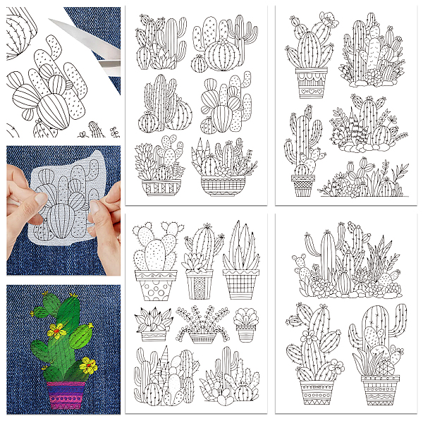 PandaHall GLOBLELAND 4 Sheets 22Pcs Cactus Water Soluble Stabilizer Hand Sewing Stabilizers with Pre Printed Stick and Stitch Self Adhesive...
PandaHall GLOBLELAND 4 Sheets 22Pcs Cactus Water Soluble Stabilizer Hand Sewing Stabilizers with Pre Printed Stick and Stitch Self Adhesive...