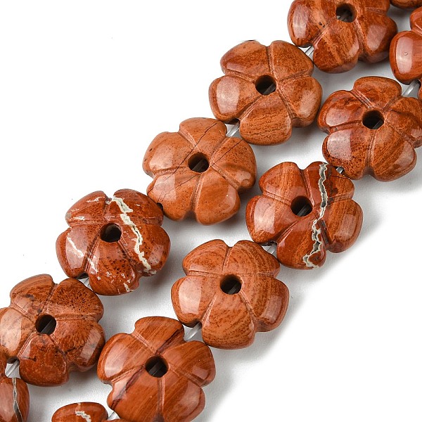 PandaHall Natural Red Jasper Beads Strands, Flower, 14x14x5.5mm, Hole: 1.2mm, about 29pcs/strand, 14.80''(37.6cm) Red Jasper Flower
PandaHall Natural Red Jasper Beads Strands, Flower, 14x14x5.5mm, Hole: 1.2mm, about 29pcs/strand, 14.80''(37.6cm) Red Jasper Flower