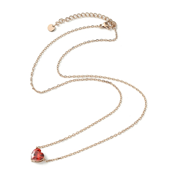 PandaHall Red Heart Glass Pendant Necklace, with 304 Stainless Steel Cable Chains, Golden, 17.28 inch(43.9cm) Glass Heart Red
PandaHall Red Heart Glass Pendant Necklace, with 304 Stainless Steel Cable Chains, Golden, 17.28 inch(43.9cm) Glass Heart Red