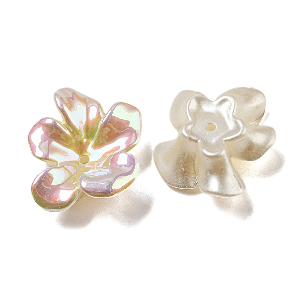 PandaHall Iridescent ABS Plastic Bead Caps, AB Color Plated, 5-Petal Flower, Thistle, 24x21.5x4mm, Hole: 1.5mm Plastic Purple
PandaHall Iridescent ABS Plastic Bead Caps, AB Color Plated, 5-Petal Flower, Thistle, 24x21.5x4mm, Hole: 1.5mm Plastic Purple