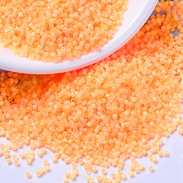 PandaHall MIYUKI Delica Beads, Cylinder, Japanese Seed Beads, 11/0, (DB1855) Silk Inside Dyed Sun Glow, 1.3x1.6mm, Hole: 0.8mm, about..., Orange
PandaHall MIYUKI Delica Beads, Cylinder, Japanese Seed Beads, 11/0, (DB1855) Silk Inside Dyed Sun Glow, 1.3x1.6mm, Hole: 0.8mm, about..., Orange