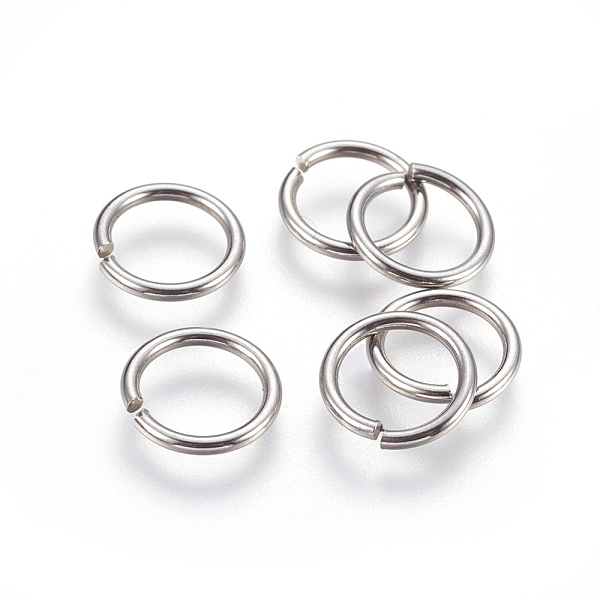 PandaHall 304 Stainless Steel Open Jump Rings, Stainless Steel Color, 12x1.5mm, Inner Diameter: 9mm, 600pcs/bag 304 Stainless Steel
PandaHall 304 Stainless Steel Open Jump Rings, Stainless Steel Color, 12x1.5mm, Inner Diameter: 9mm, 600pcs/bag 304 Stainless Steel