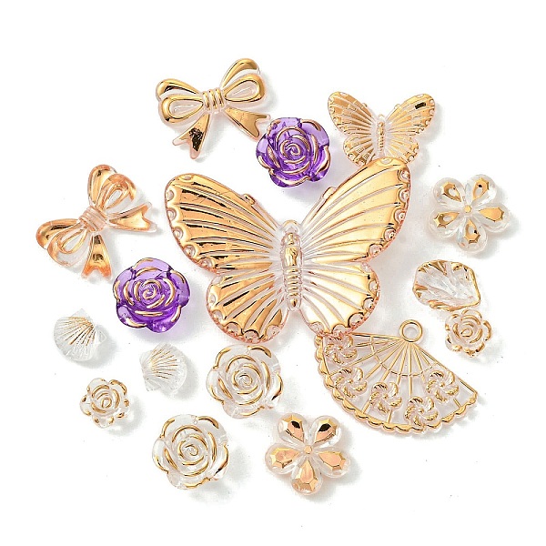 PandaHall Transparent Acrylic Beads, Mixed shapes, Dark Orchid, 10.5~47x11.5~61x2.5~7.5mm, Hole: 1.6~2.5mm, about 349pcs/500g Acrylic Mixed...
PandaHall Transparent Acrylic Beads, Mixed shapes, Dark Orchid, 10.5~47x11.5~61x2.5~7.5mm, Hole: 1.6~2.5mm, about 349pcs/500g Acrylic Mixed...