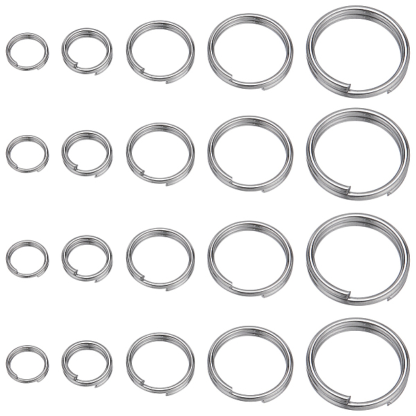 PandaHall SUNNYCLUE 400pcs 5 Styles 304 Stainless Steel Split Rings, Double Loops Jump Rings, Stainless Steel Color, 5~12x1~2mm, Inner...
PandaHall SUNNYCLUE 400pcs 5 Styles 304 Stainless Steel Split Rings, Double Loops Jump Rings, Stainless Steel Color, 5~12x1~2mm, Inner...