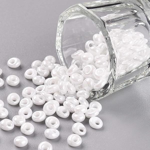 PandaHall TOHO Short Magatama Beads, Japanese Seed Beads, (121) Opaque Luster White, 4.5x4x3mm, Hole: 1.2mm, about 450g/bag Glass White
PandaHall TOHO Short Magatama Beads, Japanese Seed Beads, (121) Opaque Luster White, 4.5x4x3mm, Hole: 1.2mm, about 450g/bag Glass White