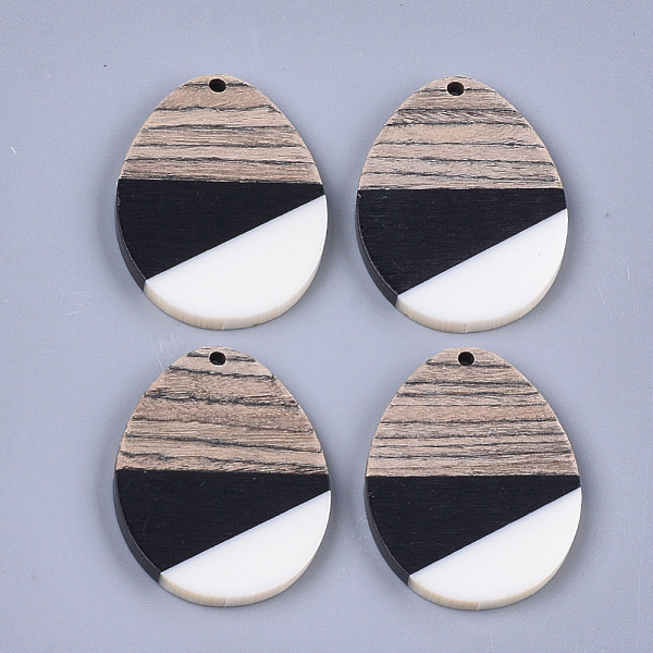 PandaHall Tri-color Resin & Walnut Wood Pendants, teardrop, Colorful, 37.5x28x3mm, Hole: 2mm Resin+Wood Teardrop
PandaHall Tri-color Resin & Walnut Wood Pendants, teardrop, Colorful, 37.5x28x3mm, Hole: 2mm Resin+Wood Teardrop