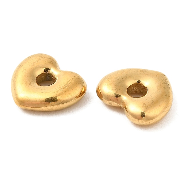 PandaHall Ion Plating(IP) 304 Stainless Steel Beads, Heart, Golden, 11.5x13x3.5mm, Hole: 3mm 304 Stainless Steel Heart
PandaHall Ion Plating(IP) 304 Stainless Steel Beads, Heart, Golden, 11.5x13x3.5mm, Hole: 3mm 304 Stainless Steel Heart