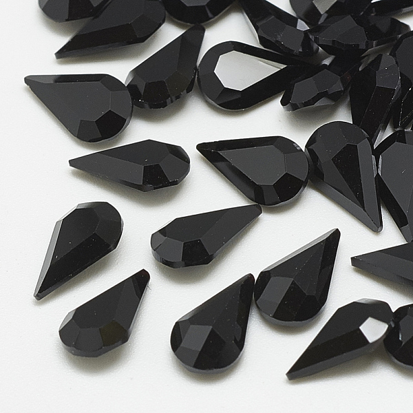 PandaHall Pointed Back Glass Rhinestone Cabochons, Faceted, teardrop, Jet, 10x6x3mm Glass Rhinestone Teardrop Black
PandaHall Pointed Back Glass Rhinestone Cabochons, Faceted, teardrop, Jet, 10x6x3mm Glass Rhinestone Teardrop Black