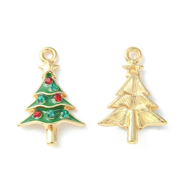 PandaHall UV Plating Alloy Pendants, with Rhinestone, Christmas Tree Charms, Light Gold, Green, 22.5x14.5x3.5mm, Hole: 1.6mm...
PandaHall UV Plating Alloy Pendants, with Rhinestone, Christmas Tree Charms, Light Gold, Green, 22.5x14.5x3.5mm, Hole: 1.6mm...
