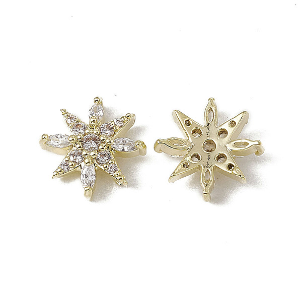 PandaHall Brass Pave Clear Cubic Zirconia Cabochons, Nail Art Decoration Accessories, with Glass Rhinestone, Flower, Light Gold, 10.5x2.5mm...
PandaHall Brass Pave Clear Cubic Zirconia Cabochons, Nail Art Decoration Accessories, with Glass Rhinestone, Flower, Light Gold, 10.5x2.5mm...