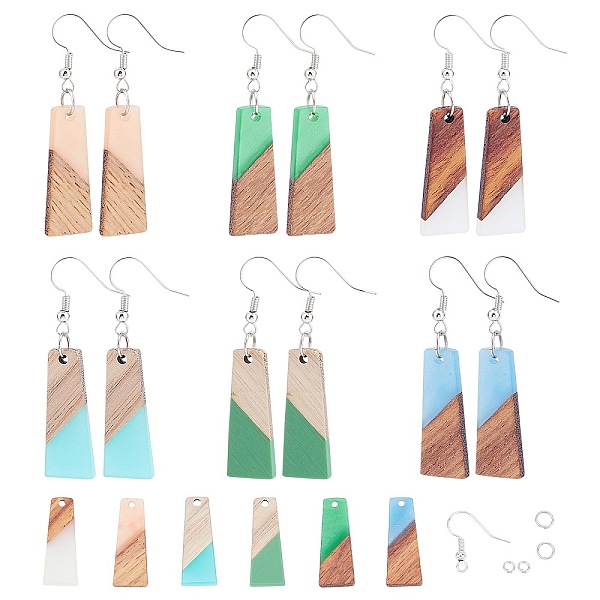 PandaHall SUNNYCLUE DIY Dangle Earring Making Kits, Including Resin & Wood Pendants, Brass Earring Hooks and Iron Jump Rings, Trapezoid..., Multicolor
PandaHall SUNNYCLUE DIY Dangle Earring Making Kits, Including Resin & Wood Pendants, Brass Earring Hooks and Iron Jump Rings, Trapezoid..., Multicolor