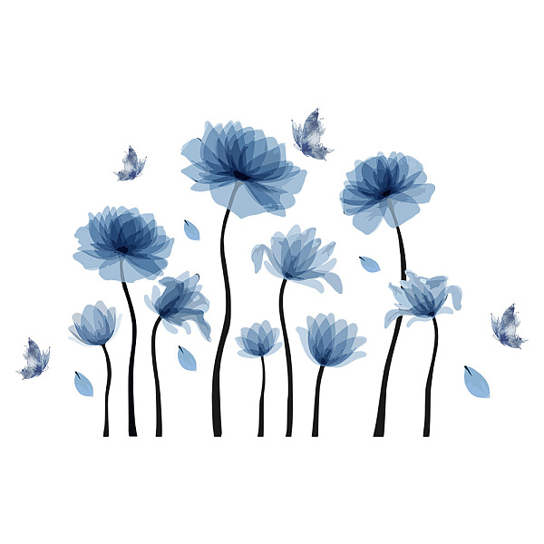 PandaHall PVC Wall Stickers, Wall Decoration, Flower Pattern, 1090x300mm, 2 sheets/set Plastic Flower
PandaHall PVC Wall Stickers, Wall Decoration, Flower Pattern, 1090x300mm, 2 sheets/set Plastic Flower
